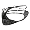 CandyMan String Double Lacet Artémis Noir